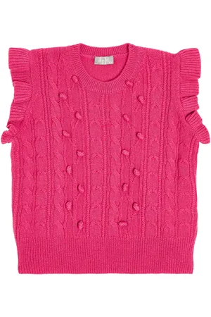Il gufo Cable-knit wool sweater vest