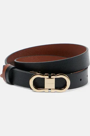 Salvatore Ferragamo Gancini reversible leather belt