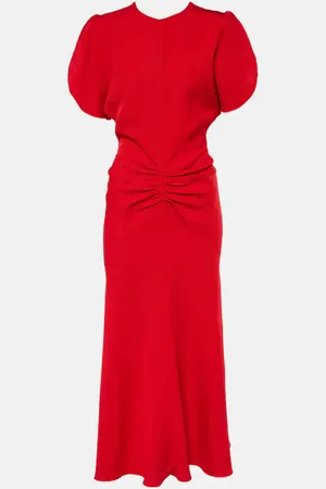 Victoria Beckham Gathered midi dress