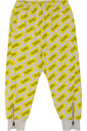 The Animals Observatory Panther printed cotton sweatpants
