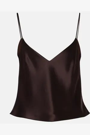 GALVAN Ischia satin camisole