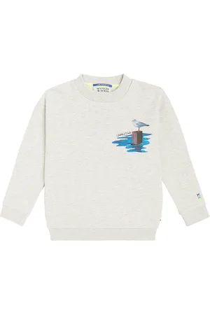 Scotch&Soda Printed cotton jersey sweatshirt