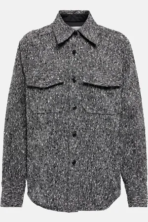 Victoria Beckham BouclÃ© utility shirt
