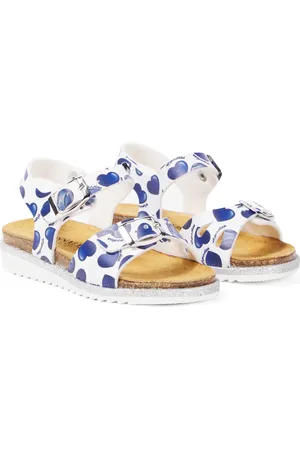 MONNALISA St. Cuori faux leather sandals