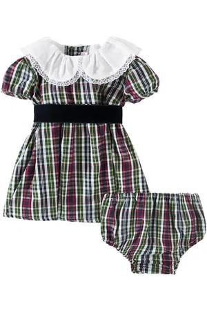 La Coqueta Baby Alicia cotton dress and bloomers set