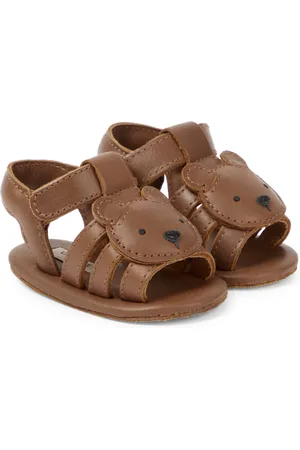 Donsje Baby Diedan Bear leather sandals