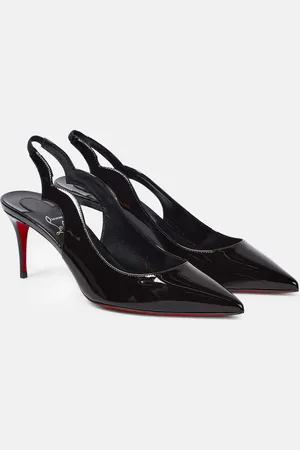 Christian Louboutin Hot Chick Sling patent leather slingback pumps