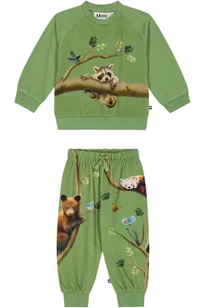 Molo Baby Disc sweatshirt and sweatpants set