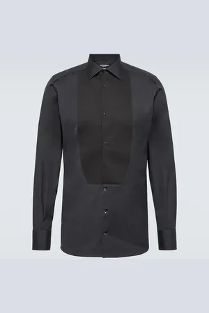 Dolce & Gabbana Plastron cotton shirt