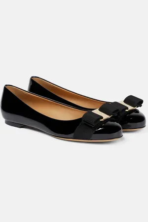 Salvatore Ferragamo Varina patent leather ballet flats