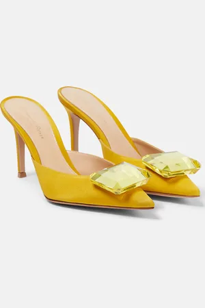 Gianvito Rossi Jaipur 85 embellished satin mules