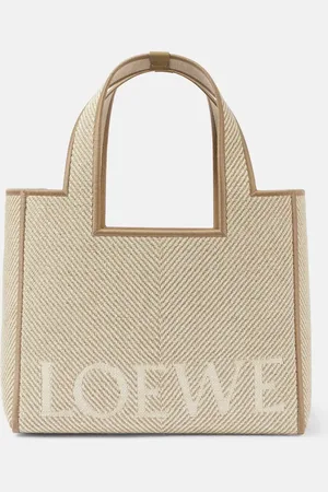Loewe Font Small jacquard canvas shopper