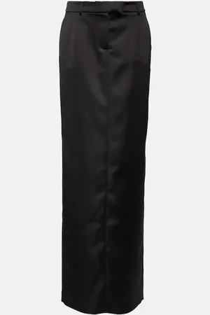 GIUSEPPE DI MORABITO Satin maxi skirt