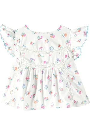 Louise Misha Baby Armande floral cotton poplin top