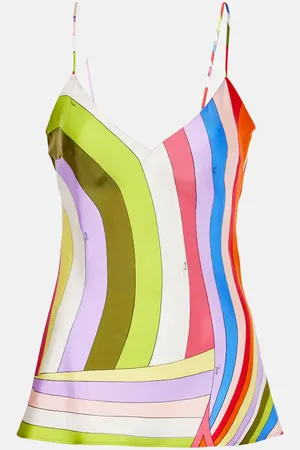 Puccini Iride silk twill camisole
