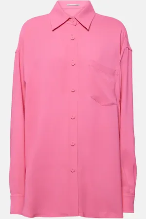 Stella McCartney Oversized crÃªpe shirt