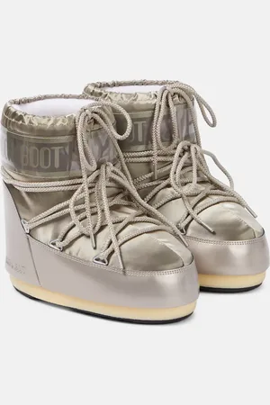 Moon Boot Icon Low Glance satin snow boots