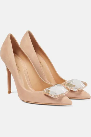 Gianvito Rossi Jaipur 105 embellished suede pumps