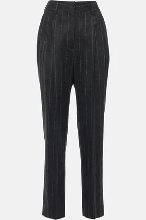 Blazé Milano BlazÃ© Milano Banker pinstripe wool straight pants