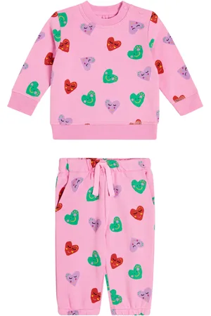 Stella McCartney Baby printed cotton sweatshirt and sweatpants set