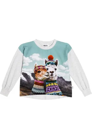 Molo Reniza printed cotton-blend sweatshirt