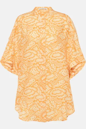 Stella McCartney Printed silk blouse