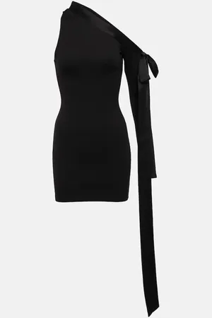 DAVID KOMA One-shoulder satin minidress