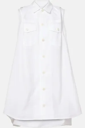 SACAI Poplin minidress