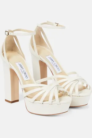 Jimmy Choo Isra leather platform sandals