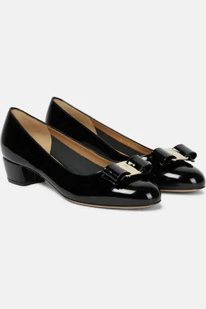 Salvatore Ferragamo Vara patent leather ballet flats