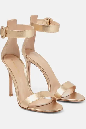 Gianvito Rossi Portofino 105 leather sandals