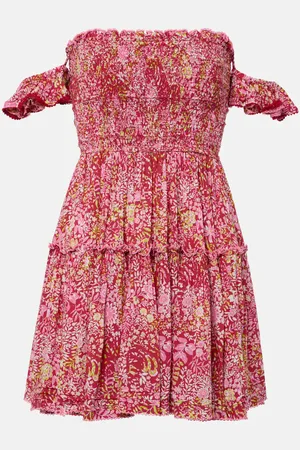 POUPETTE ST BARTH Aurora floral ruffled minidress