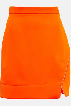 Vivienne Westwood High-rise crÃªpe miniskirt