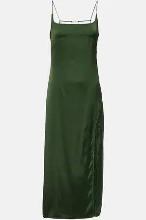 Jacquemus La Robe Notte satin slip dress