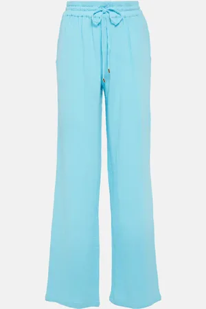 Melissa Odabash Krissy cotton mid-rise wide-leg pants