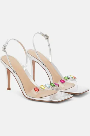 Gianvito Rossi Ribbon Candy slingback sandals