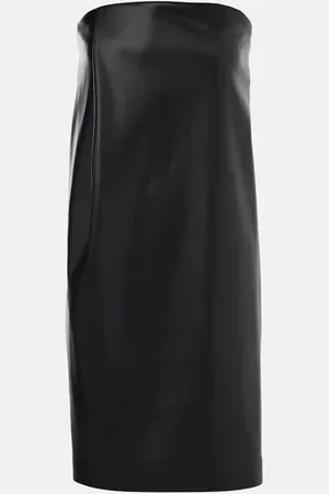 Sportmax Locarno faux leather minidress