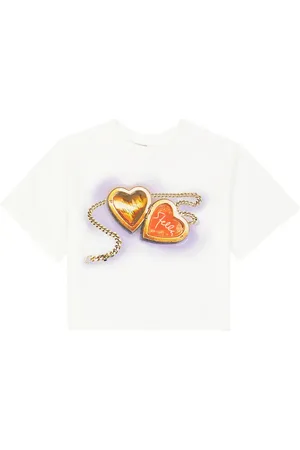 Stella McCartney Printed cotton T-shirt
