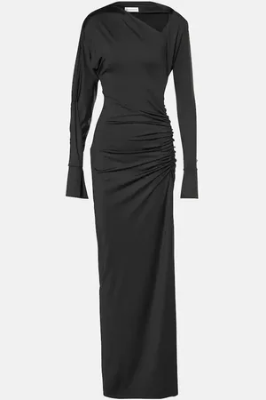 Victoria Beckham Ruched asymmetric gown