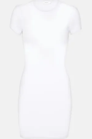 WARDROBE.NYC Cotton jersey minidress