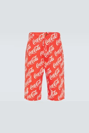 ERL Printed cotton canvas Bermuda shorts