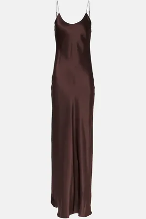 NILI LOTAN Cami silk slip dress