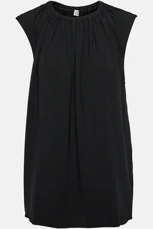 Totême Gathered jersey top