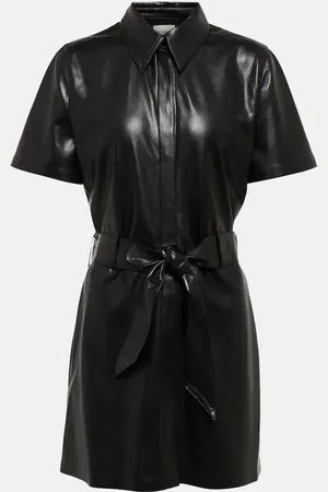 Nanushka Halli faux leather minidress