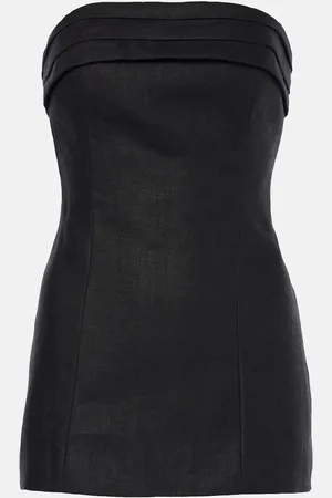 FAITHFULL THE BRAND Strapless linen top