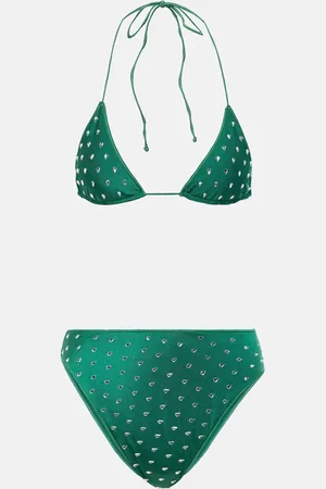 Oseree OsÃ©ree Gem embellished bikini