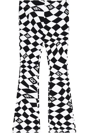 Maison Margiela Printed cotton-blend jersey leggings