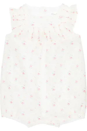 Tartine Et Chocolat Baby floral cotton onesie