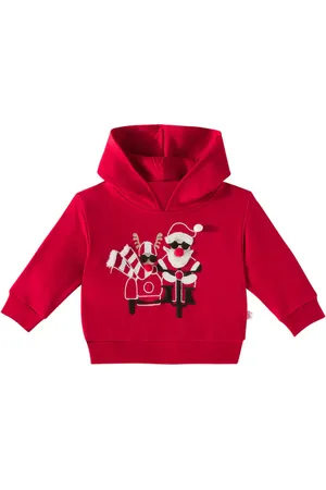 Il gufo Baby printed cotton sweatshirt