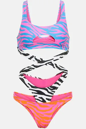Reina Olga Theresa animal print swimsuit